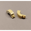 Bogen 1x3x2 oben gebogen beige 40 Stück