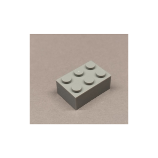 Brick 2x3 light grey 200 Stück