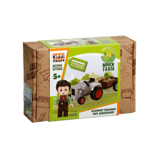 Kiddicraft - Kleiner Trecker mit Anhänger