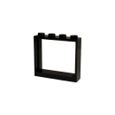 Fenster 1x4x3 black 10 Stück