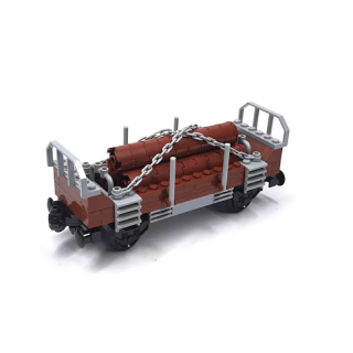 Eisenbahnanhänger Holztransport