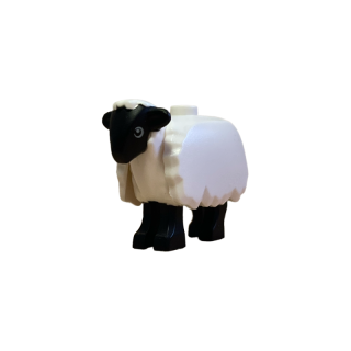 Schaf weiß / schwarz