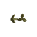 Pflanzenstängel mit 3 Blättern olive green 150...