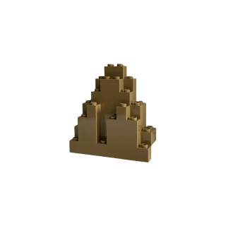 Felsen 3x8x7 schmal dark tan