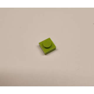 Plate 1x1 light green 200 Stück
