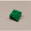 Slope 45 2x2 double Concave dark green 40 Stück