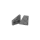 Wedge Plate 2x2 links light grey 50 Stück