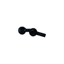 Stange mit 1x1 Plate round black 150 Stück
