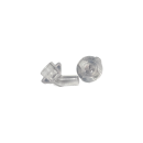 Stange abgewinket mit Plate 1x1 round trans clear 150...