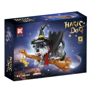Klemmbaustein Set von DK Magischer Hund Karton Bild