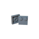 Fliese 2x2 modifiziert mit zwei Noppen