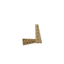 Klemmbaustein Wedge Plate 6x2 Noppen rechts geschnitten