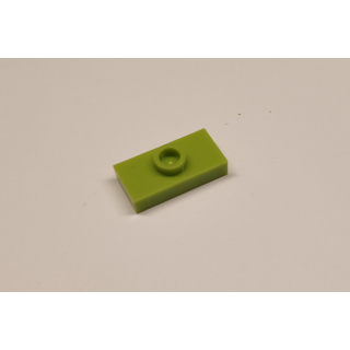Plate 1x2 modi. Jumper light green 100 Stück