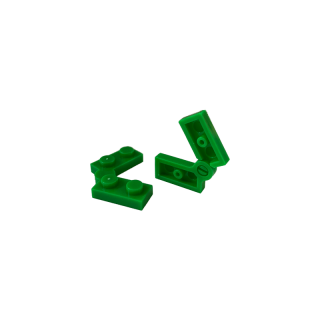 Scharnierplatte 1x4 Base & Top green 50 Stück