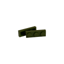 Plate 1x3  dark olive green 100 Stück