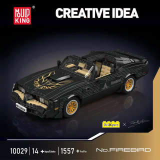 Klemmbaustein Set eines Pontiac Firebird von Mould King