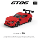 Klemmbausteinset Toyota GT86 der Firma Power Blocks aufgebautes Set dargestellt