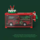Klemmbausteinset Weihnachtstruck der Firma Happy Blocks