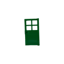 Tür 1x4x6 mit 4 Fenstern green 5 Stück