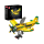 Klemmbaustein Set eines Brasilianisches propellergetriebenes Rennflugzeug von Mould King
