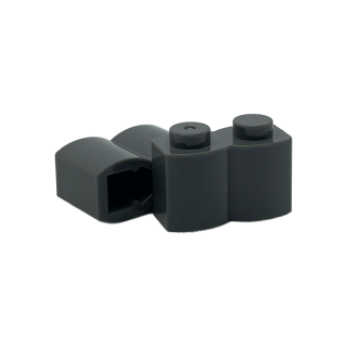 Palisade 1x2 dark grey 60 Stück
