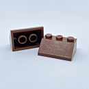 Slope 45 2x3 dark brown 100 Stück