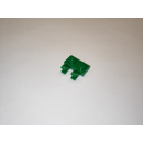 Plate 1x2 modifiziert mit 2 Clips horizontal dark green...