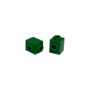 Brick1x1 modifiziert mit Bolzen dark green 100 Stück