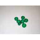 Fliese 1x1 rund trans green 150 Stück
