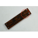 - Charakterteil - Fliese 1x4 Holzdruck dunkelbraun 50...