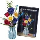 Klemmbaustein Set vom Herrsteller DK Rosen in Vase
